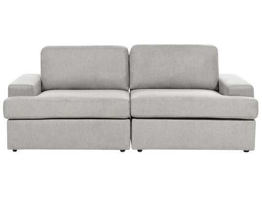 3 Seater Fabric Sofa Light Grey ALLA