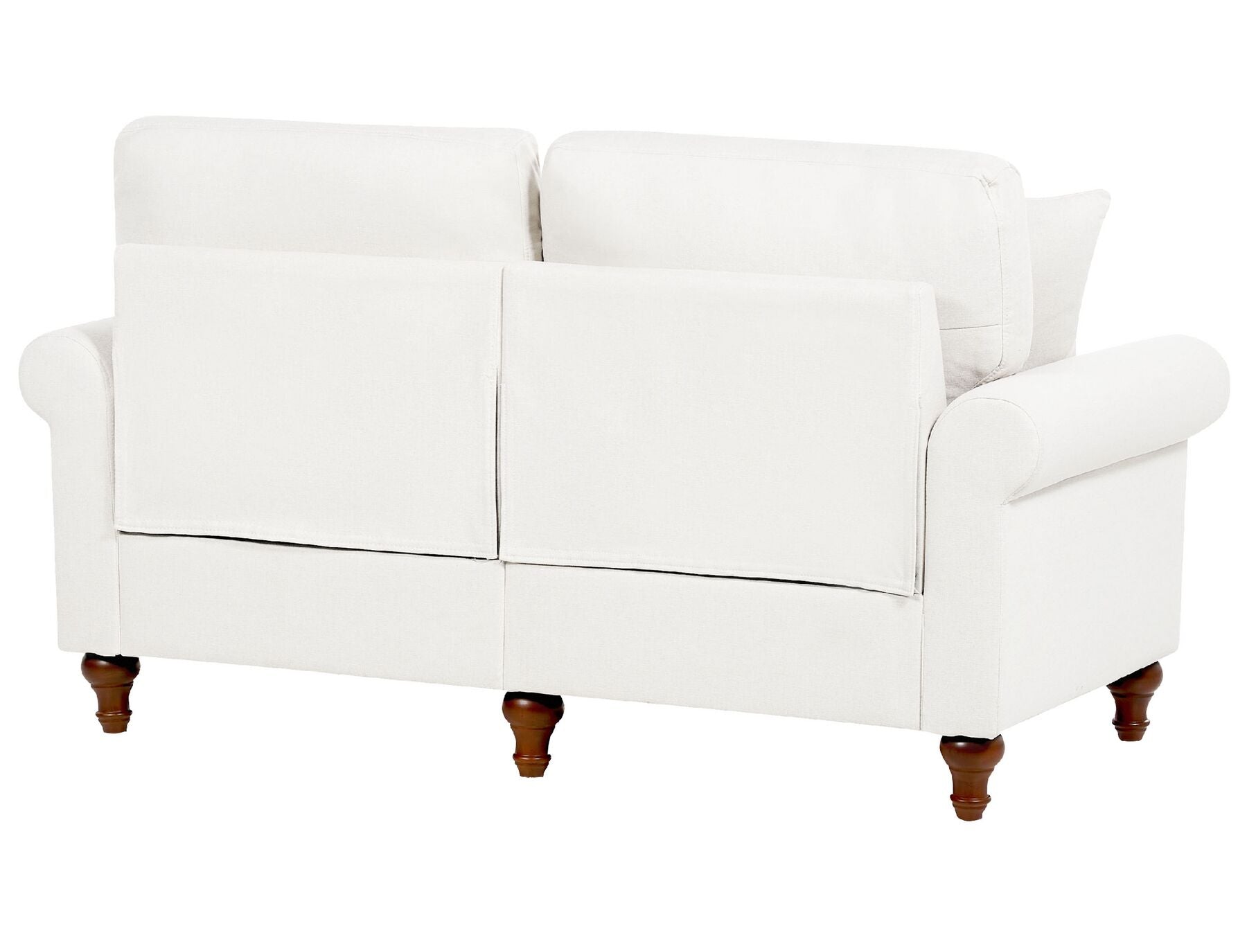 2 Seater Fabric Sofa White GINNERUP