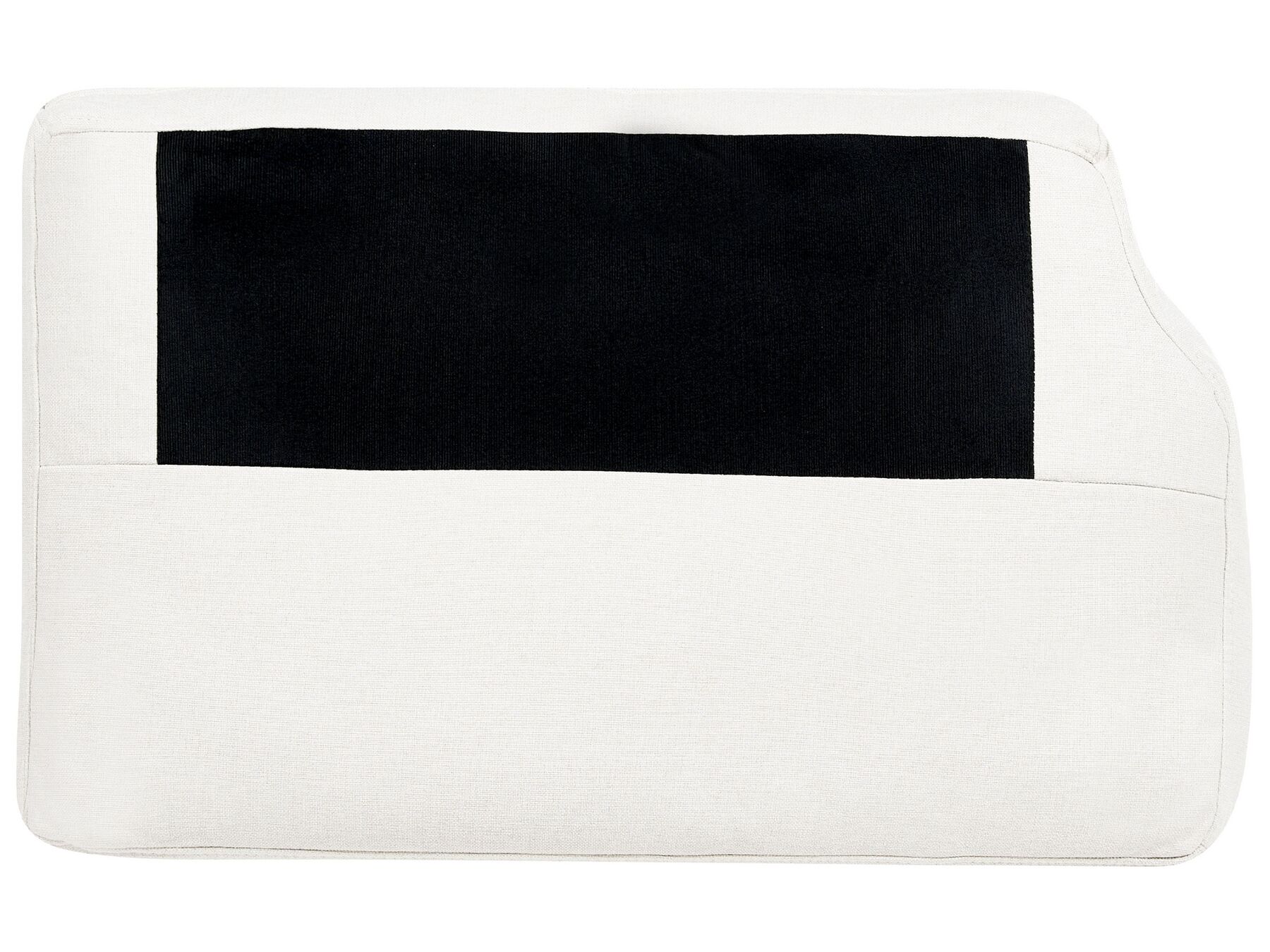 2 Seater Fabric Sofa White GINNERUP