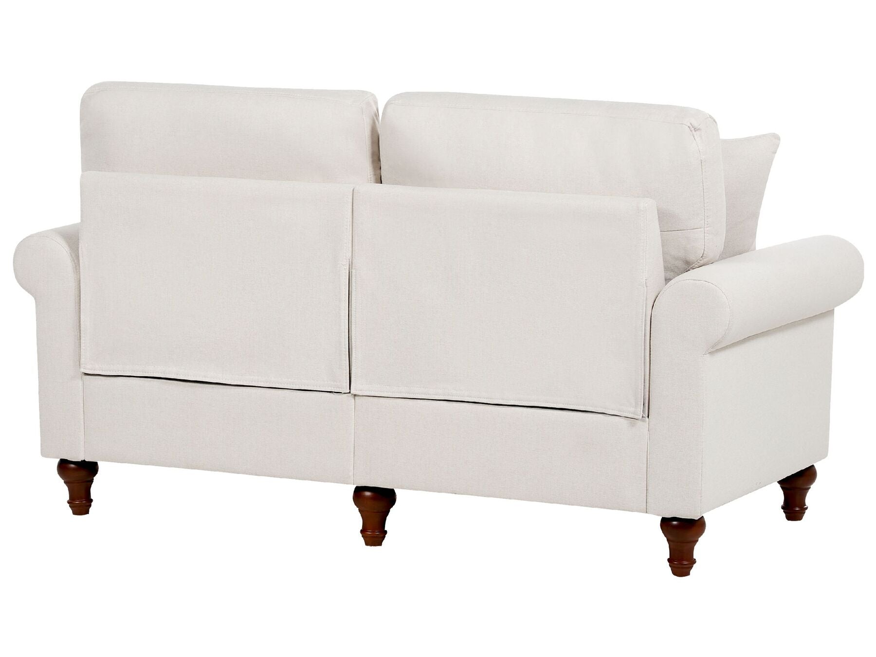 2 Seater Fabric Sofa Beige GINNERUP
