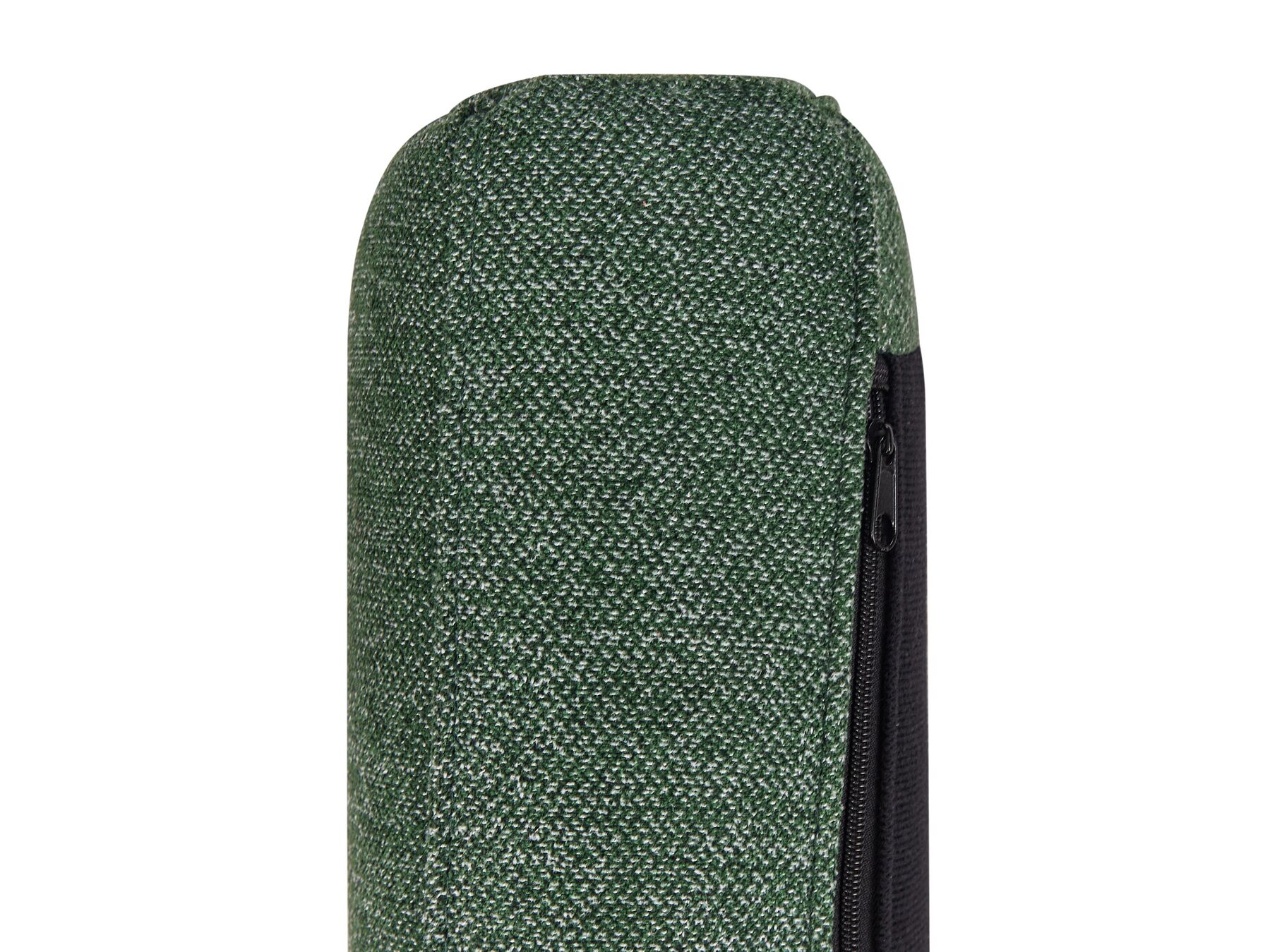 Left Hand 2 Seater Fabric Corner Sofa Dark Green BREDA