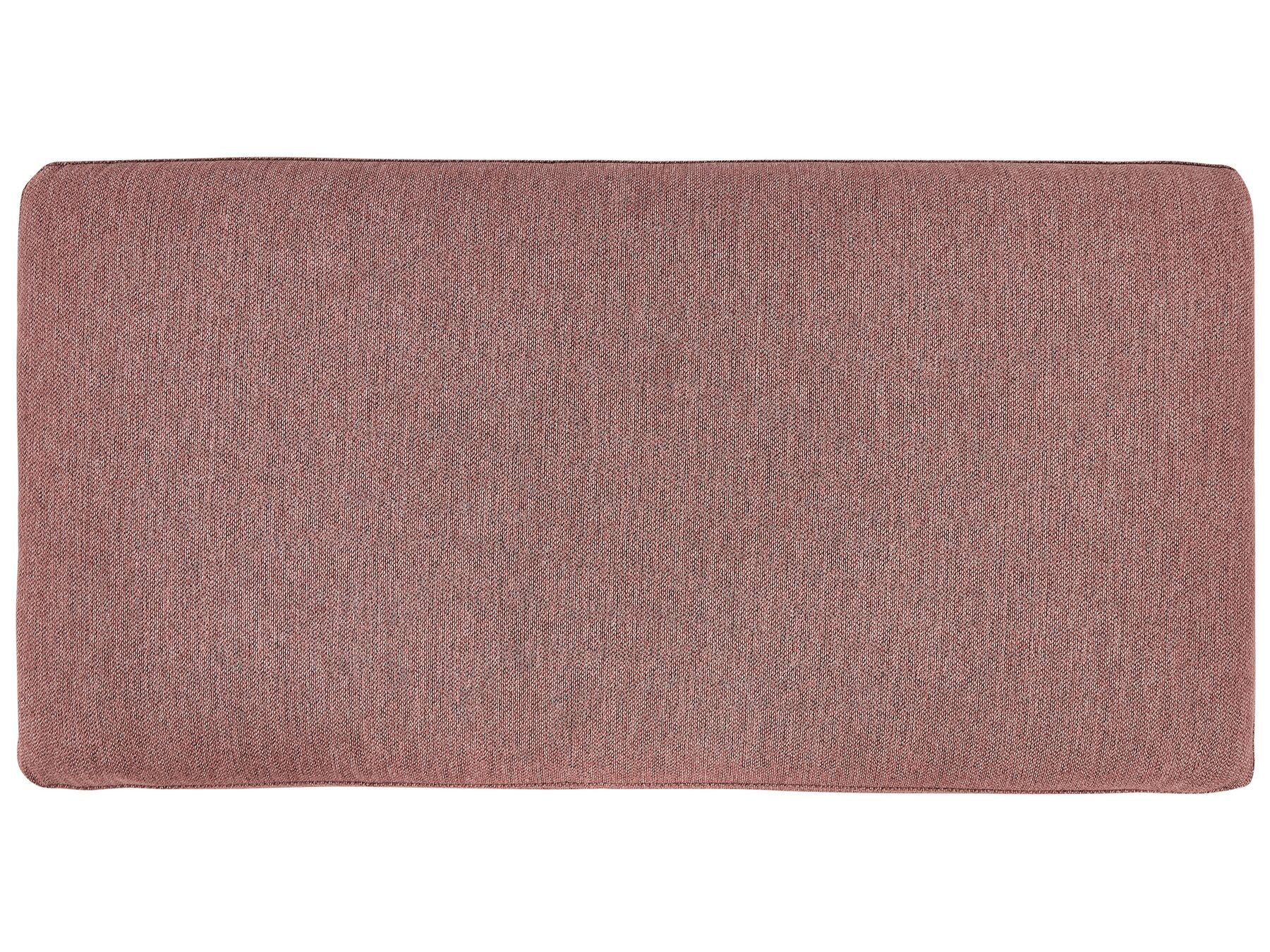 Left Hand 2 Seater Fabric Corner Sofa Pink BREDA