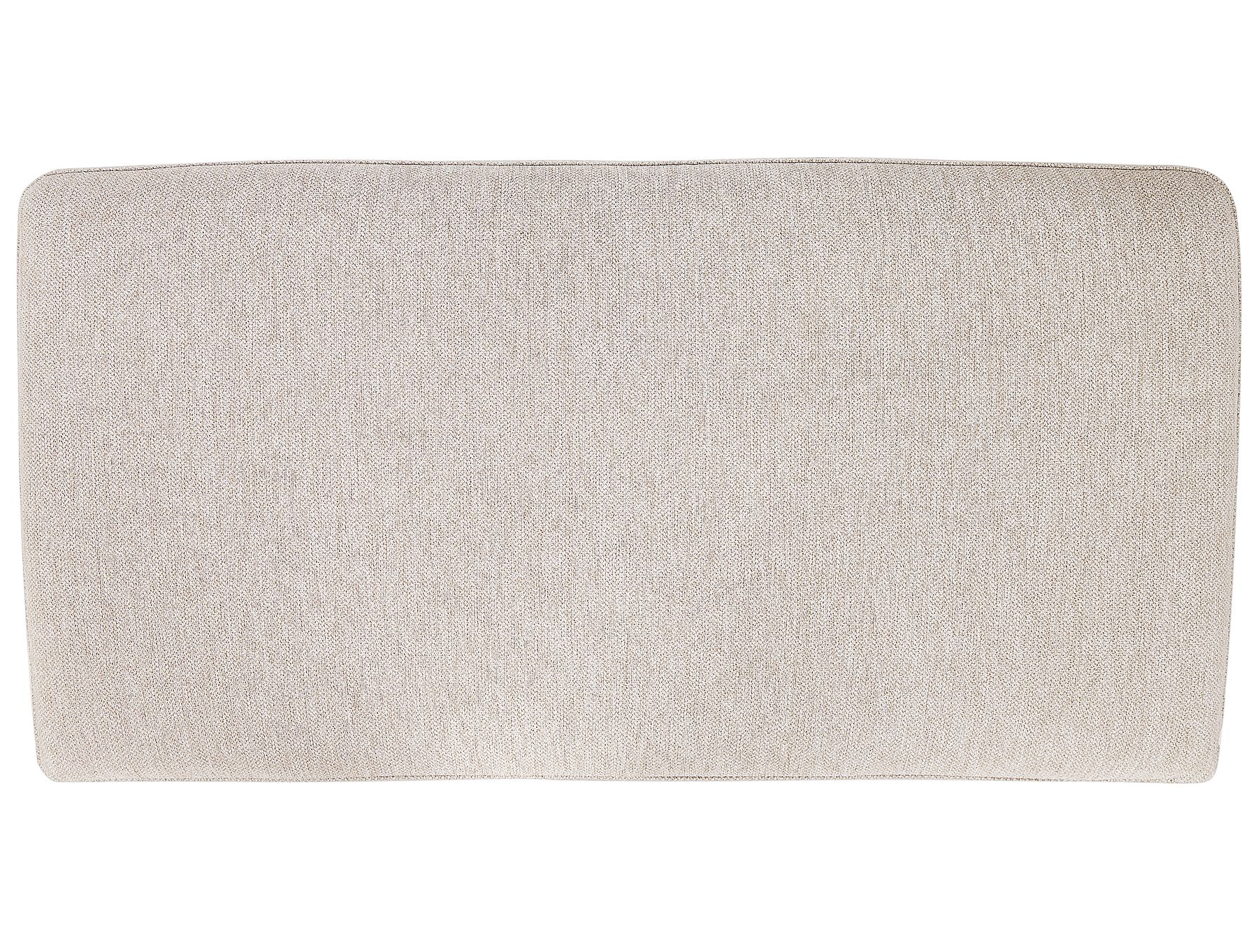 Left Hand 2 Seater Fabric Corner Sofa Beige BREDA