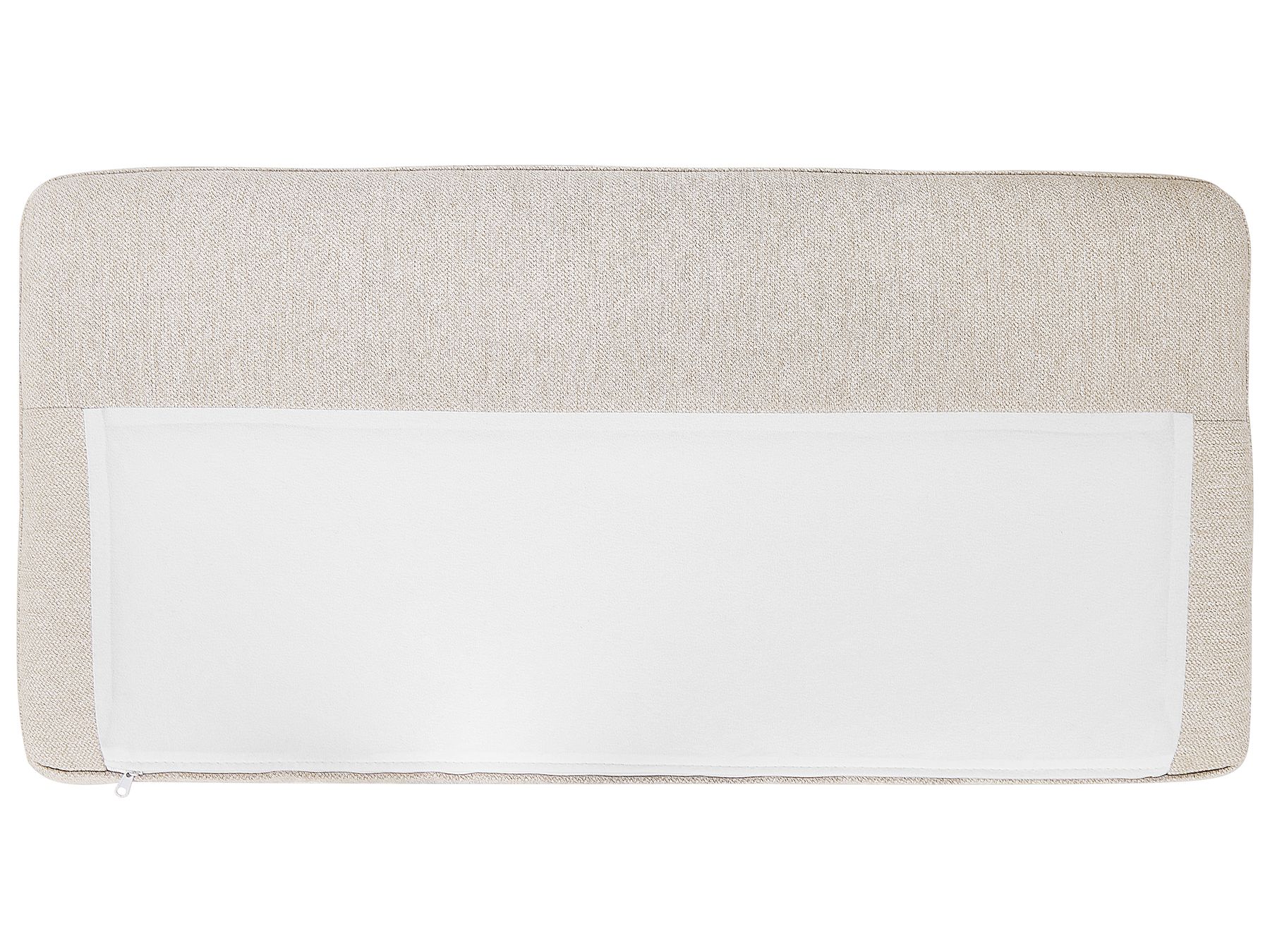 Left Hand 2 Seater Fabric Corner Sofa Beige BREDA
