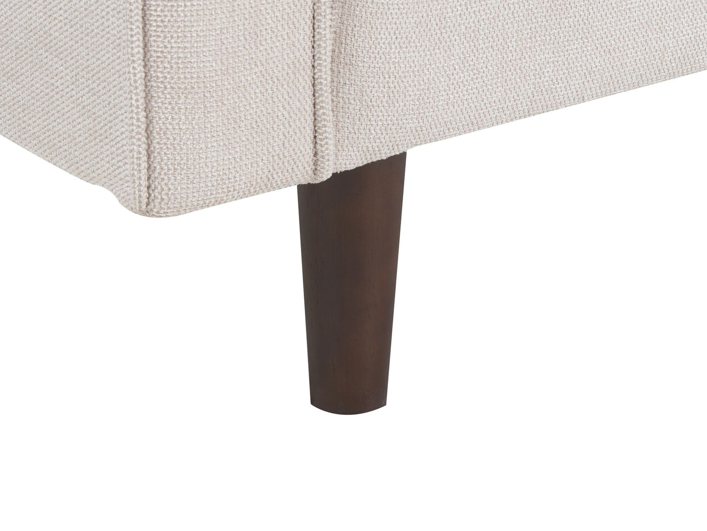 3 Seater Fabric Sofa Beige NURMO