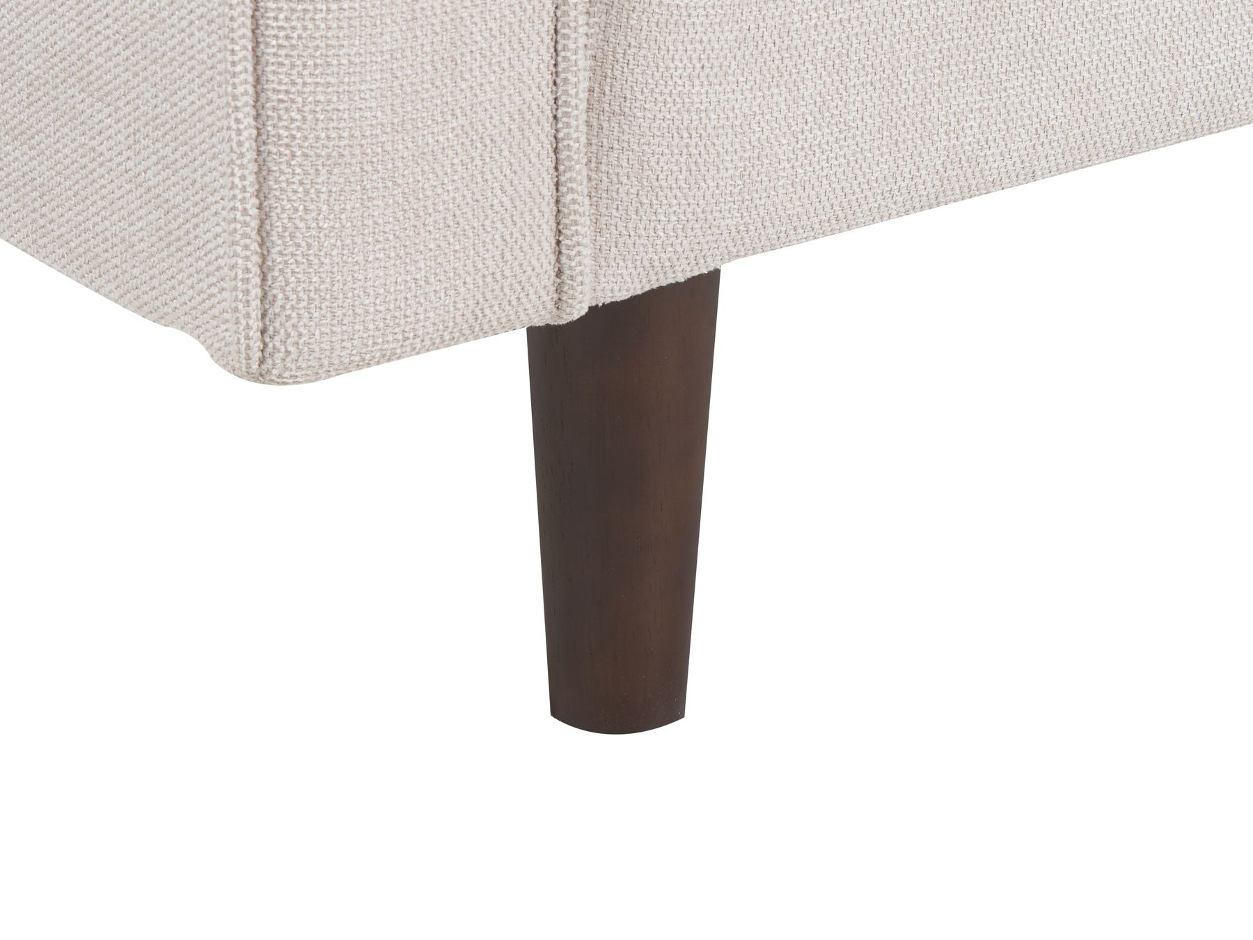 3 Seater Fabric Sofa Beige NURMO