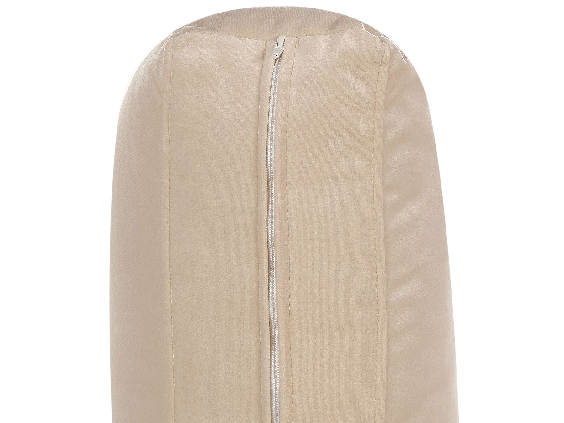 Right Hand Velvet Corner Sofa Beige VINTERBRO
