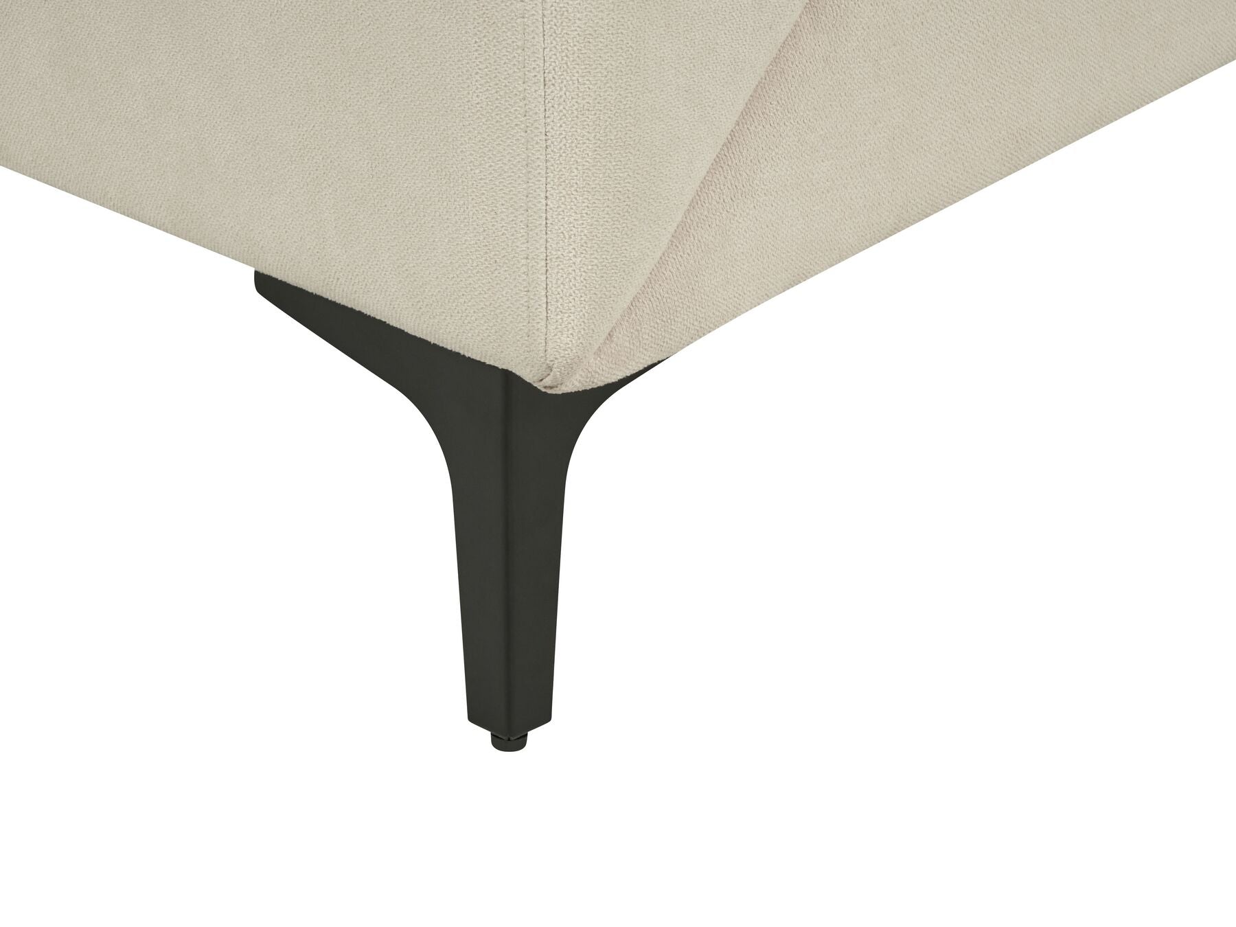 2 Seater Fabric Sofa Beige FENES