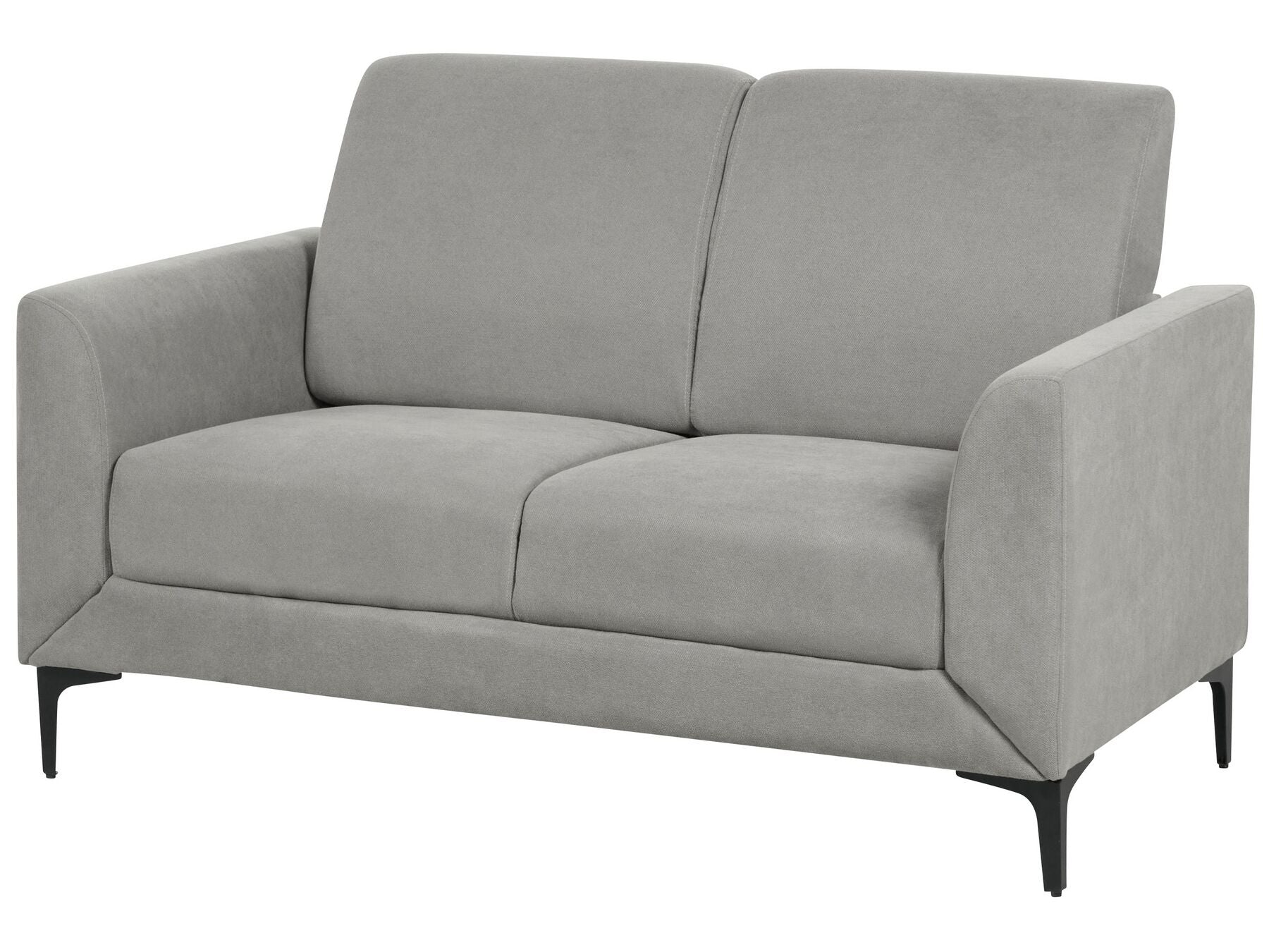 2 Seater Fabric Sofa Grey FENES