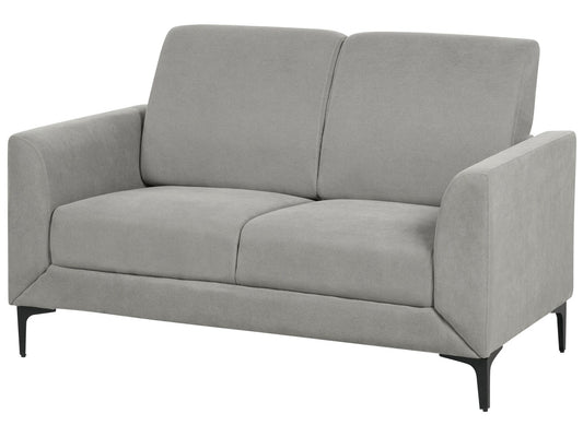 2 Seater Fabric Sofa Grey FENES