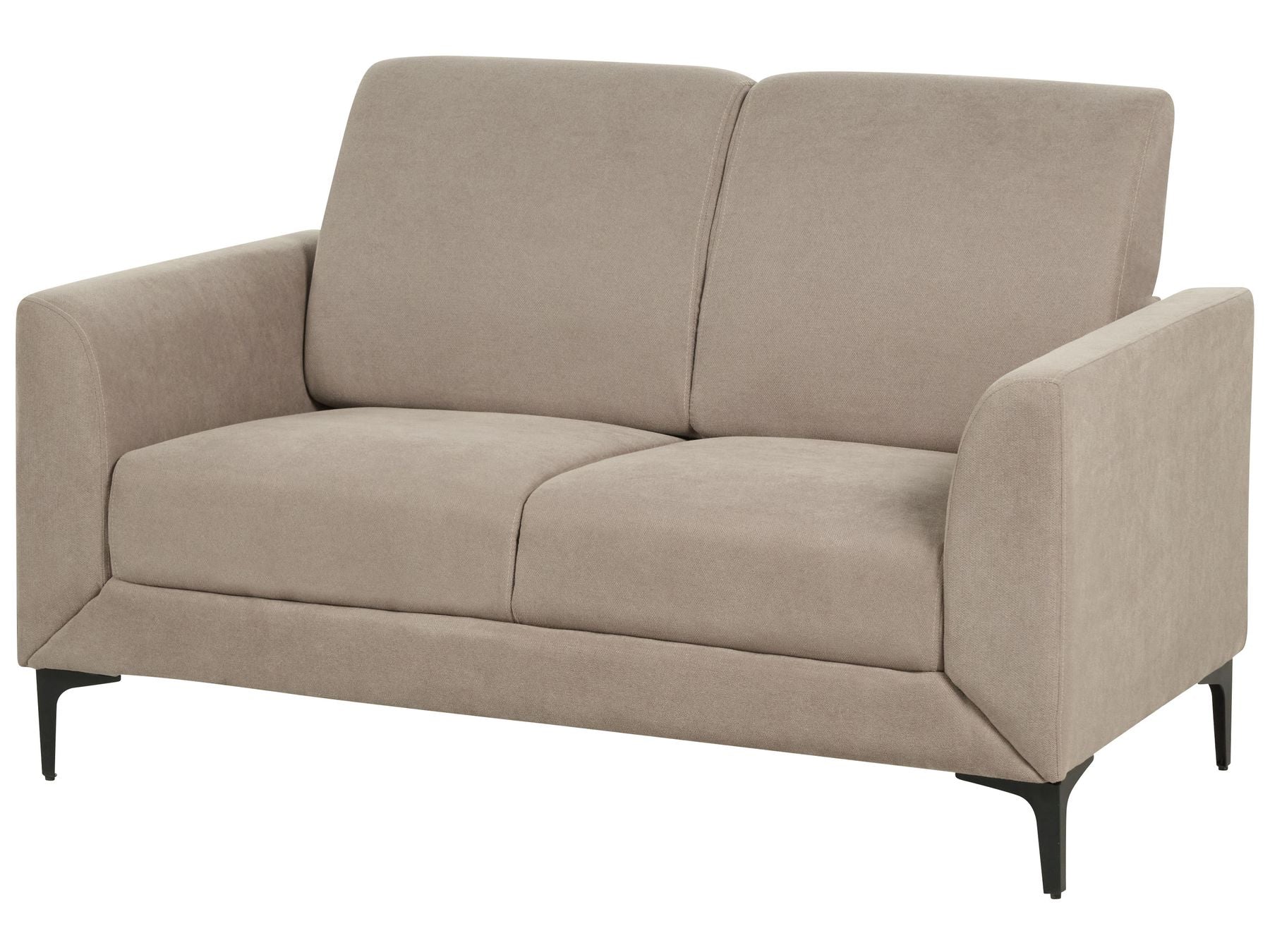 2 Seater Fabric Sofa Taupe FENES
