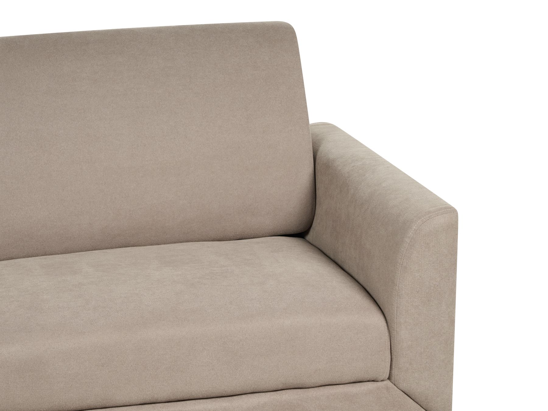 2 Seater Fabric Sofa Taupe FENES