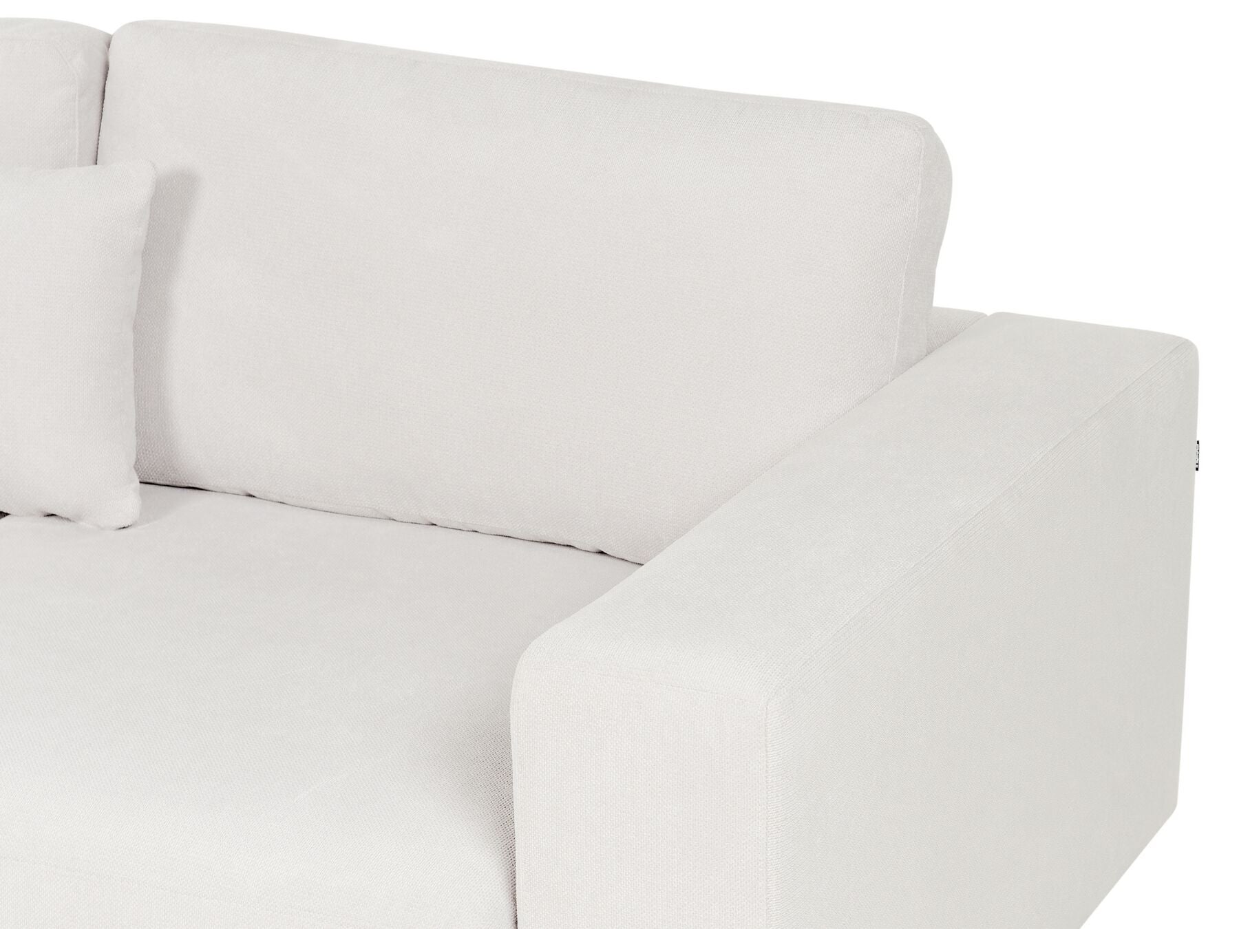 Right Hand 4 Seater Corner Sofa White LOFOTEN