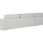 Right Hand 4 Seater Corner Sofa Light Grey LOFOTEN