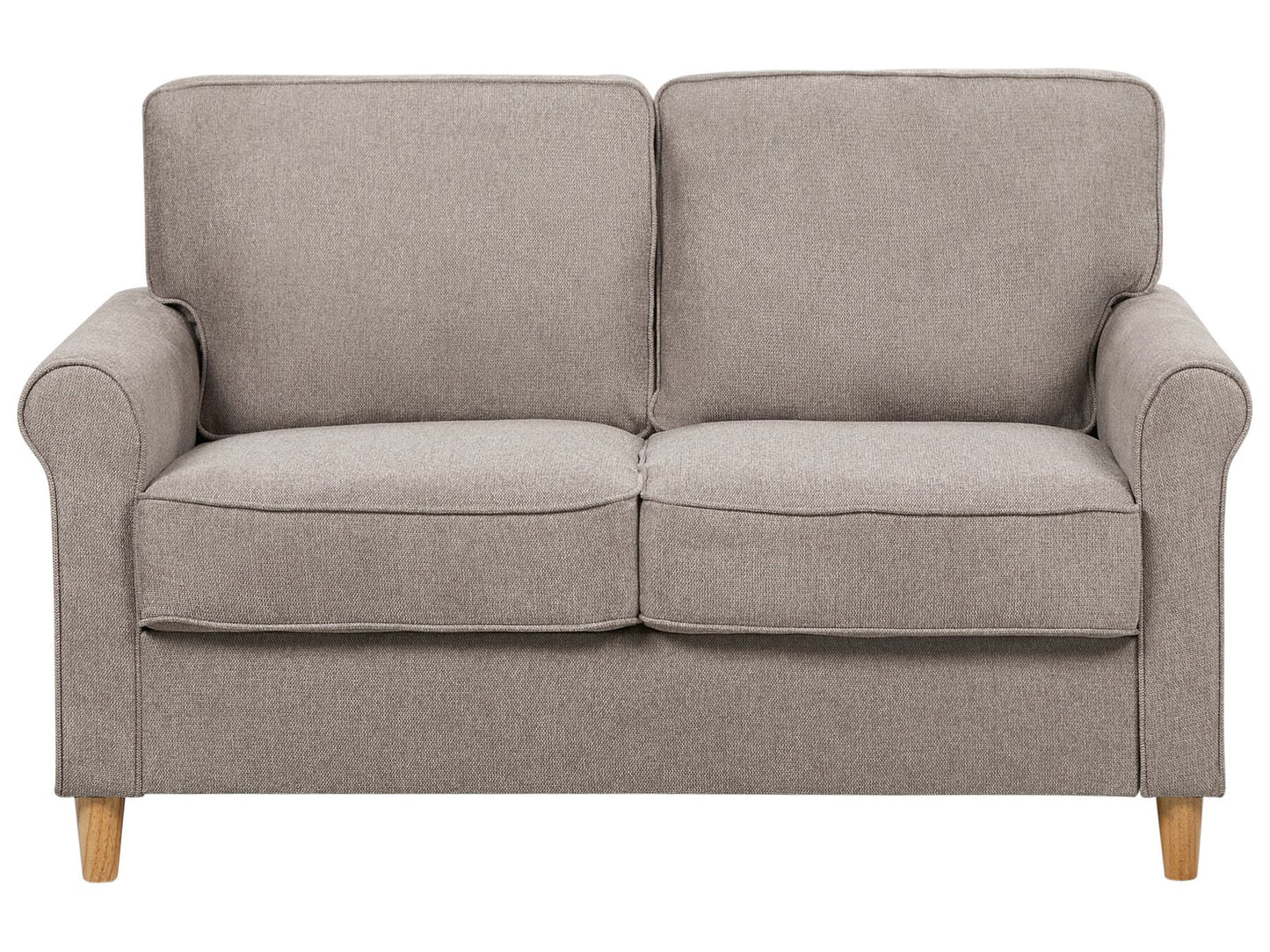 2 Seater Fabric Sofa Light Brown RONNEBY