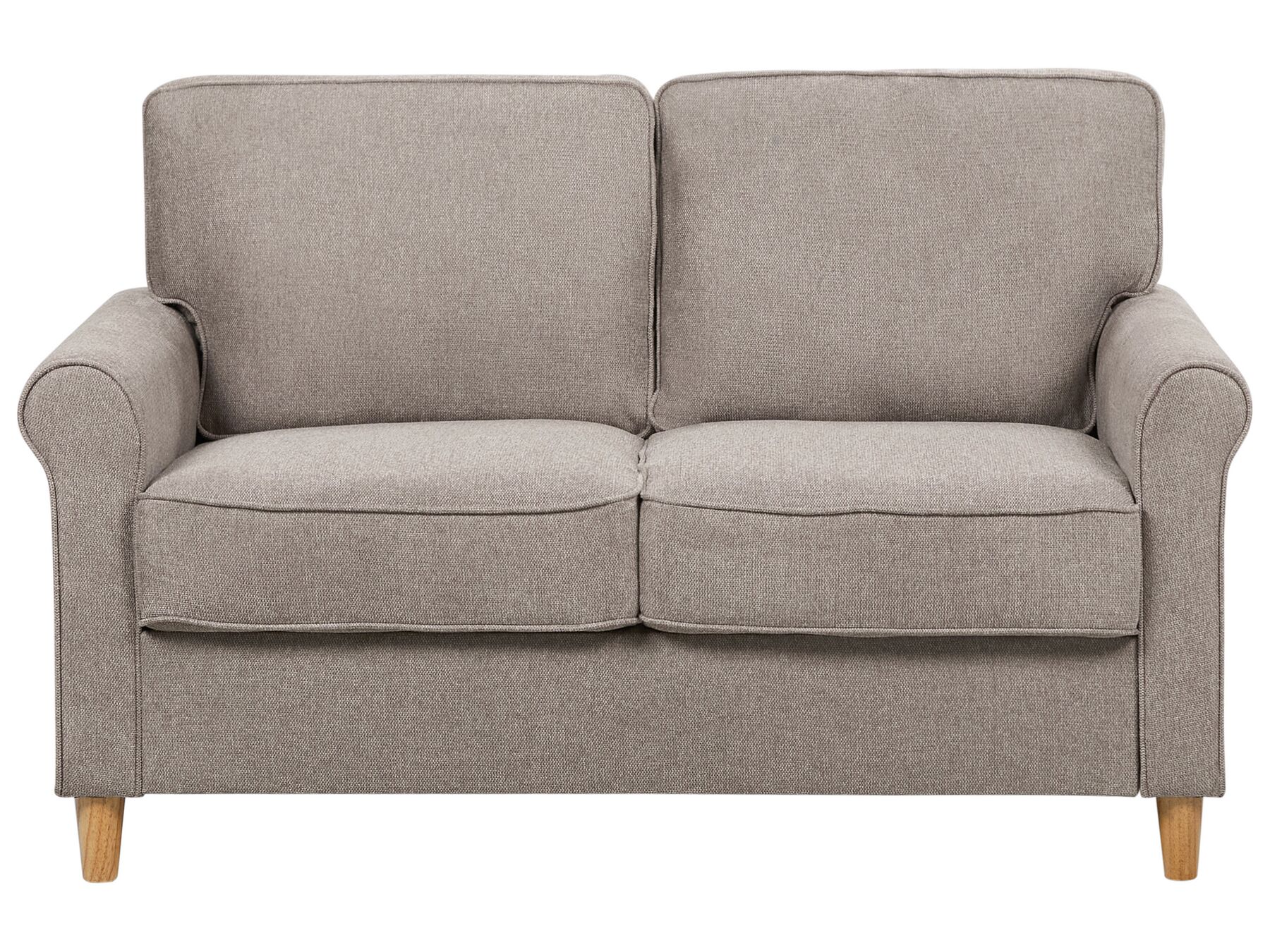 2 Seater Fabric Sofa Light Brown RONNEBY