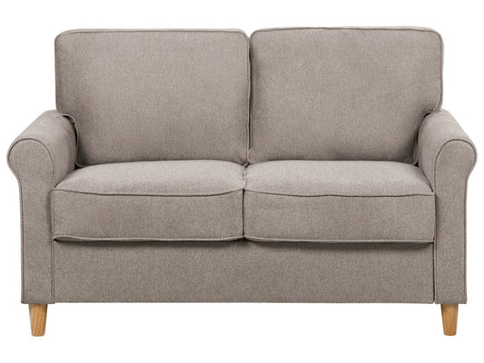 2 Seater Fabric Sofa Light Brown RONNEBY