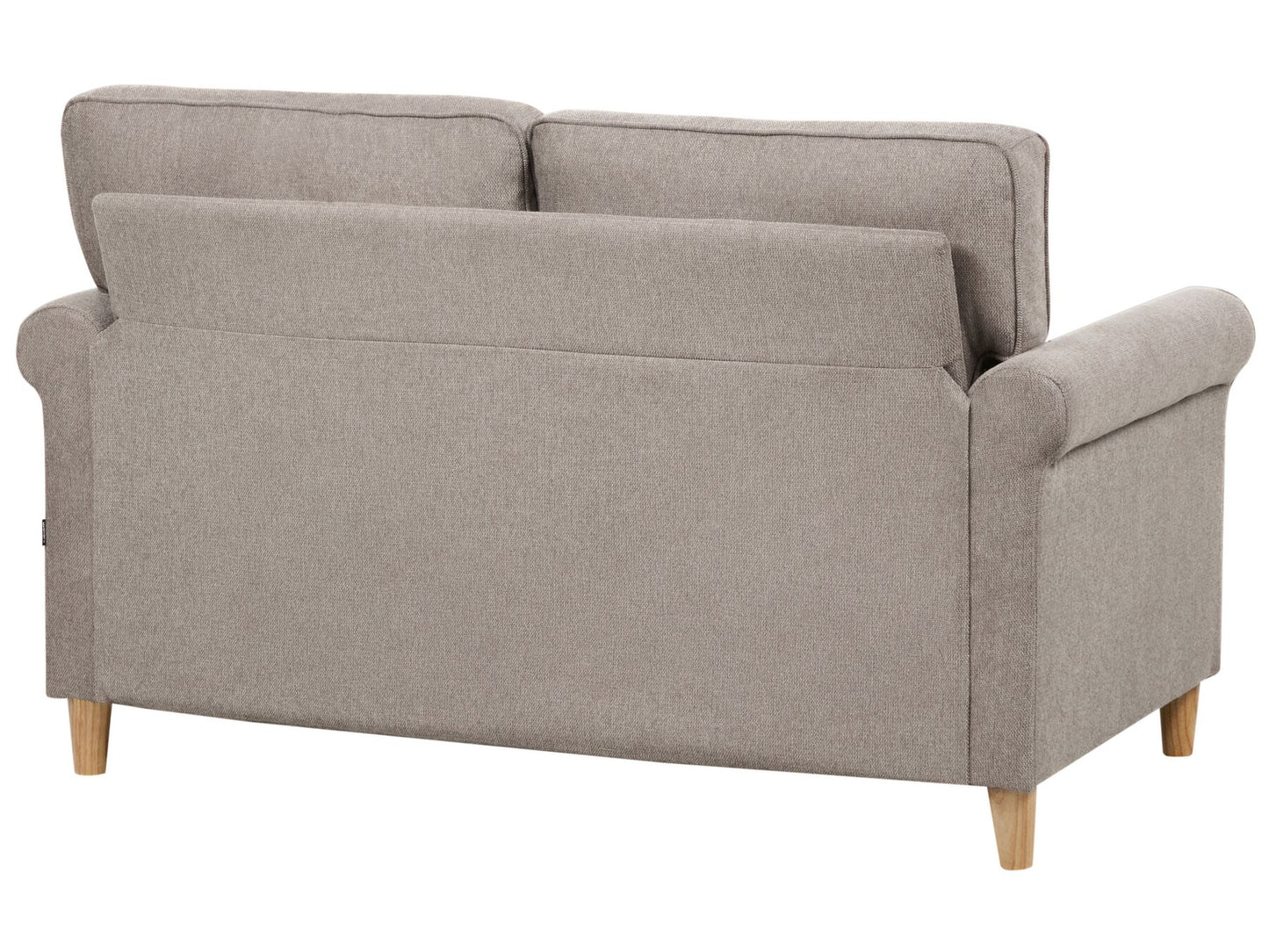 2 Seater Fabric Sofa Light Brown RONNEBY
