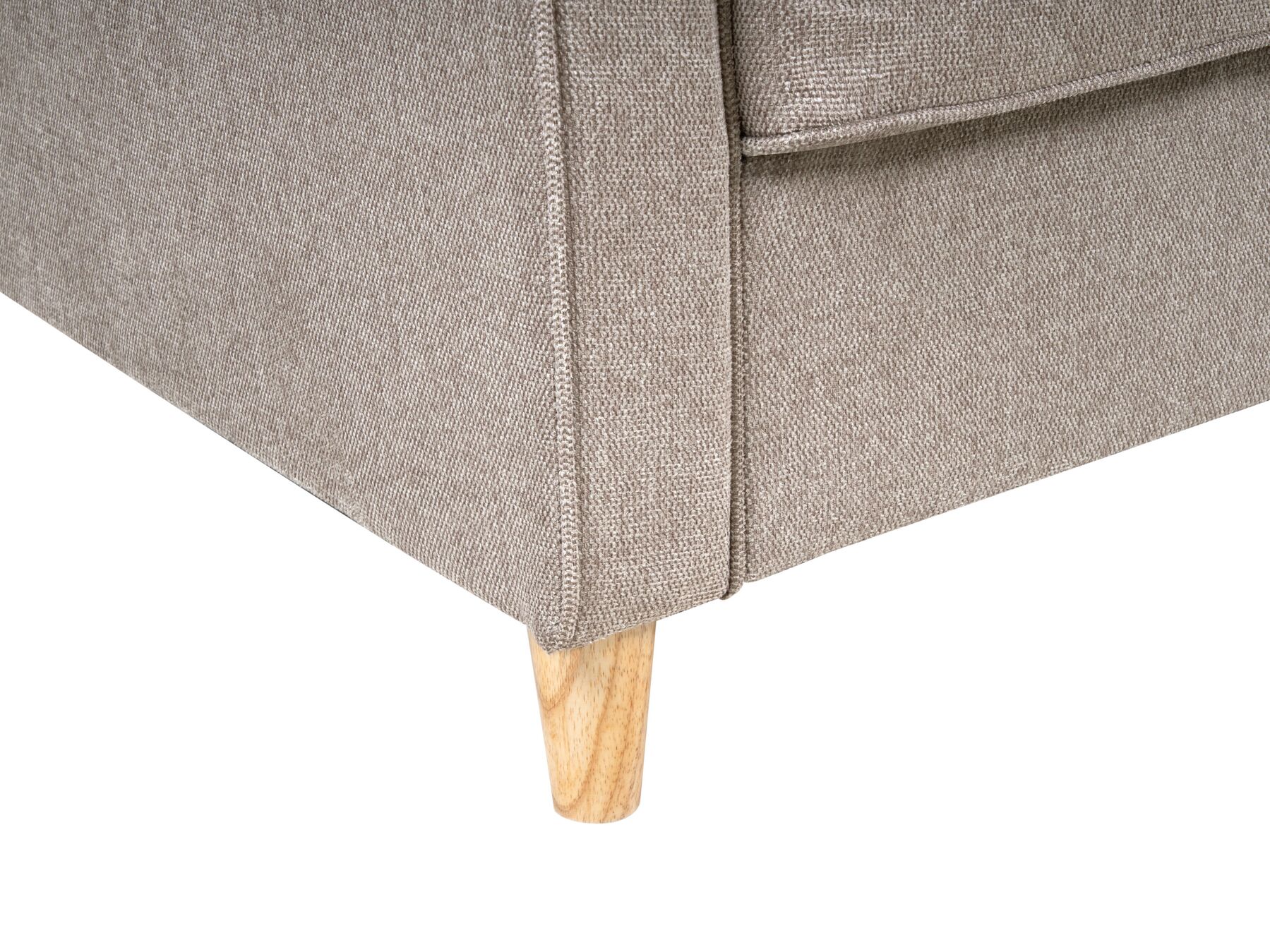 2 Seater Fabric Sofa Light Brown RONNEBY