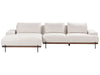 Right Hand Corner Fabric Sofa Beige MARIFERD