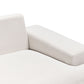 Right Hand Corner Fabric Sofa Beige MARIFERD