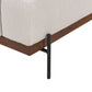 Right Hand Corner Fabric Sofa Beige MARIFERD