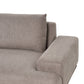 Right Hand Corner Fabric Sofa Light Brown MARIFERD