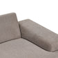 Right Hand Corner Fabric Sofa Light Brown MARIFERD