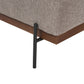 Right Hand Corner Fabric Sofa Light Brown MARIFERD