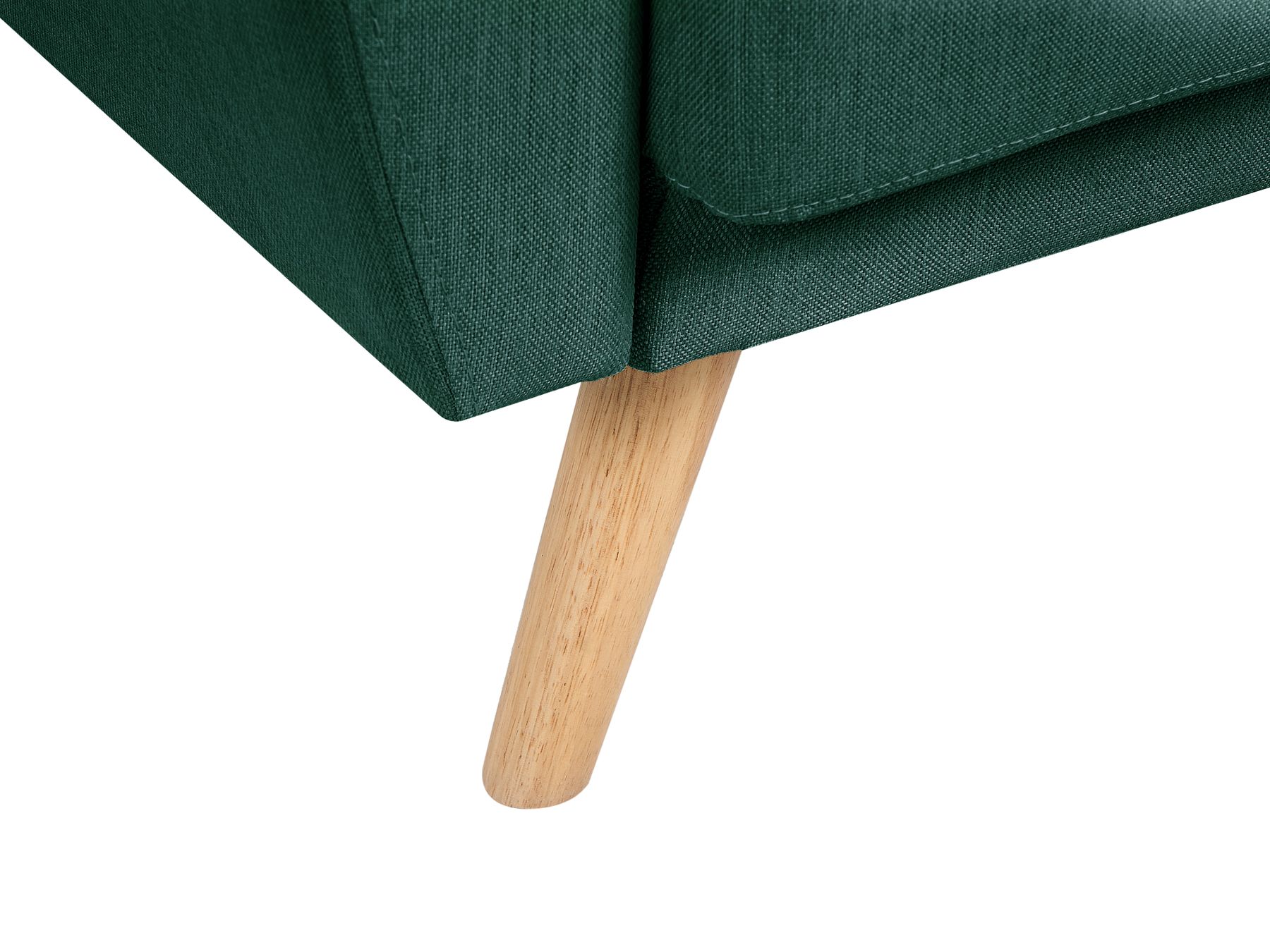 2 Seater Fabric Sofa Bed Green FLORLI