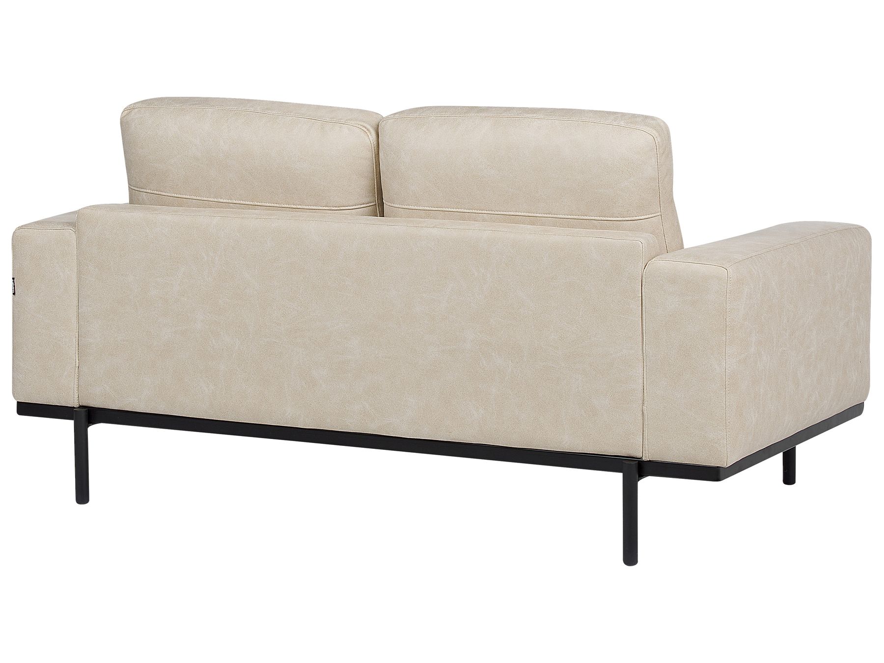 2 Seater Fabric Sofa Cream Beige SOVIK