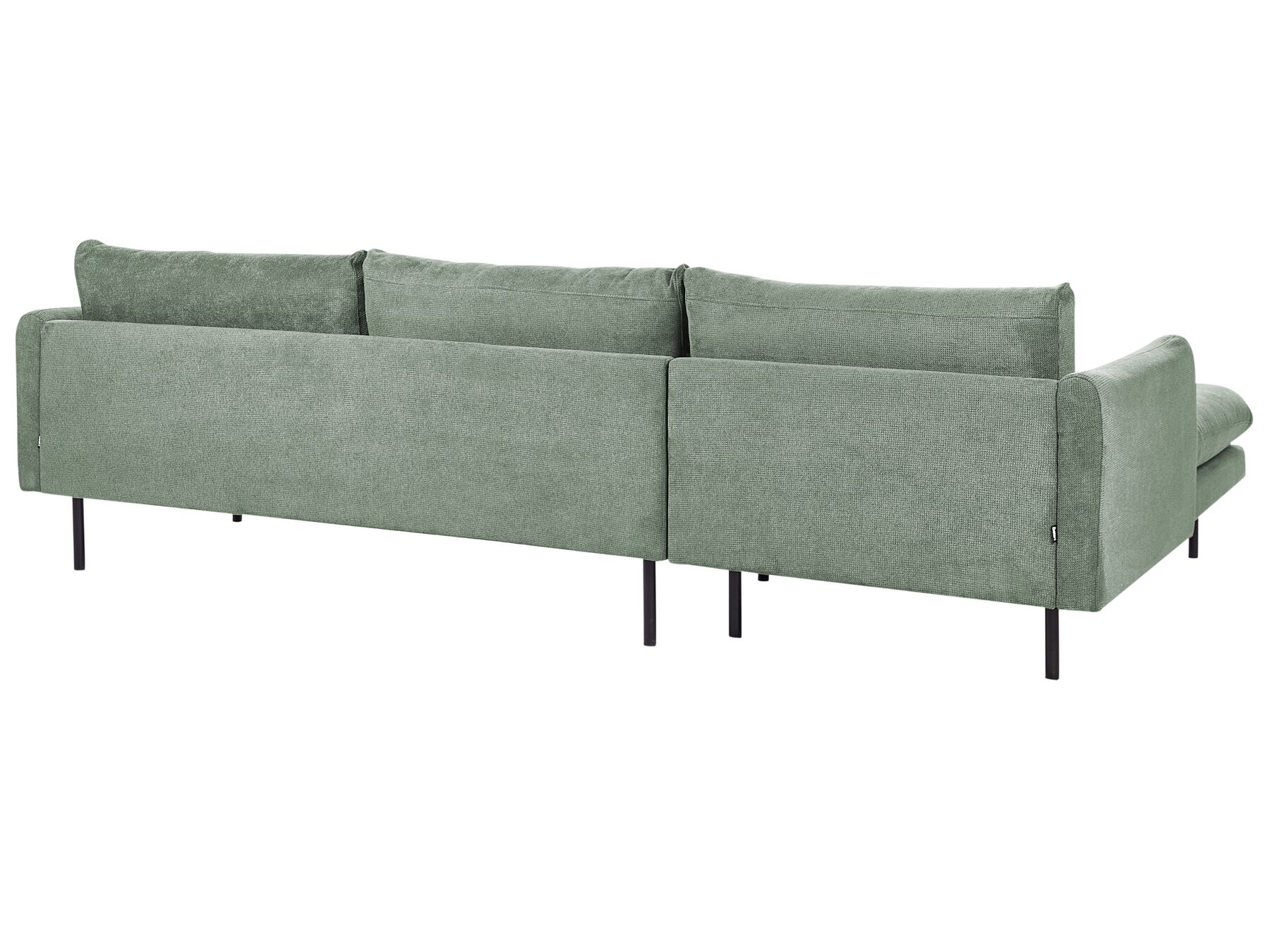 Fabric Corner Sofa Right Hand Green VINTERBRO