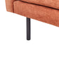 Fabric Corner Sofa Right Hand Golden Brown VINTERBRO