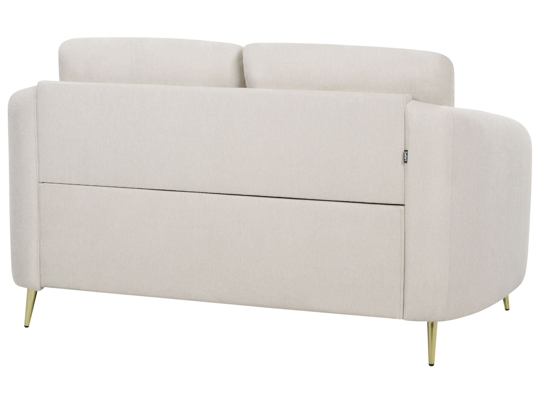 2 Seater Fabric Sofa Light Beige TROSA