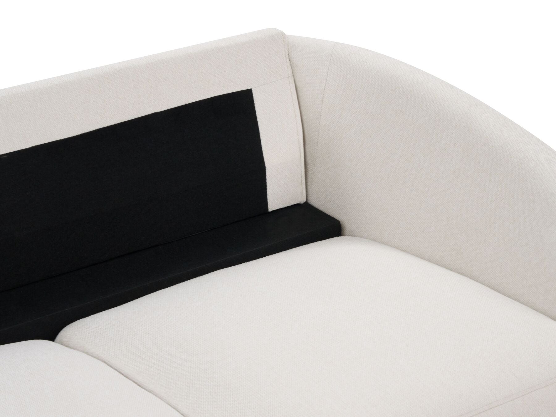 2 Seater Fabric Sofa Light Beige TROSA