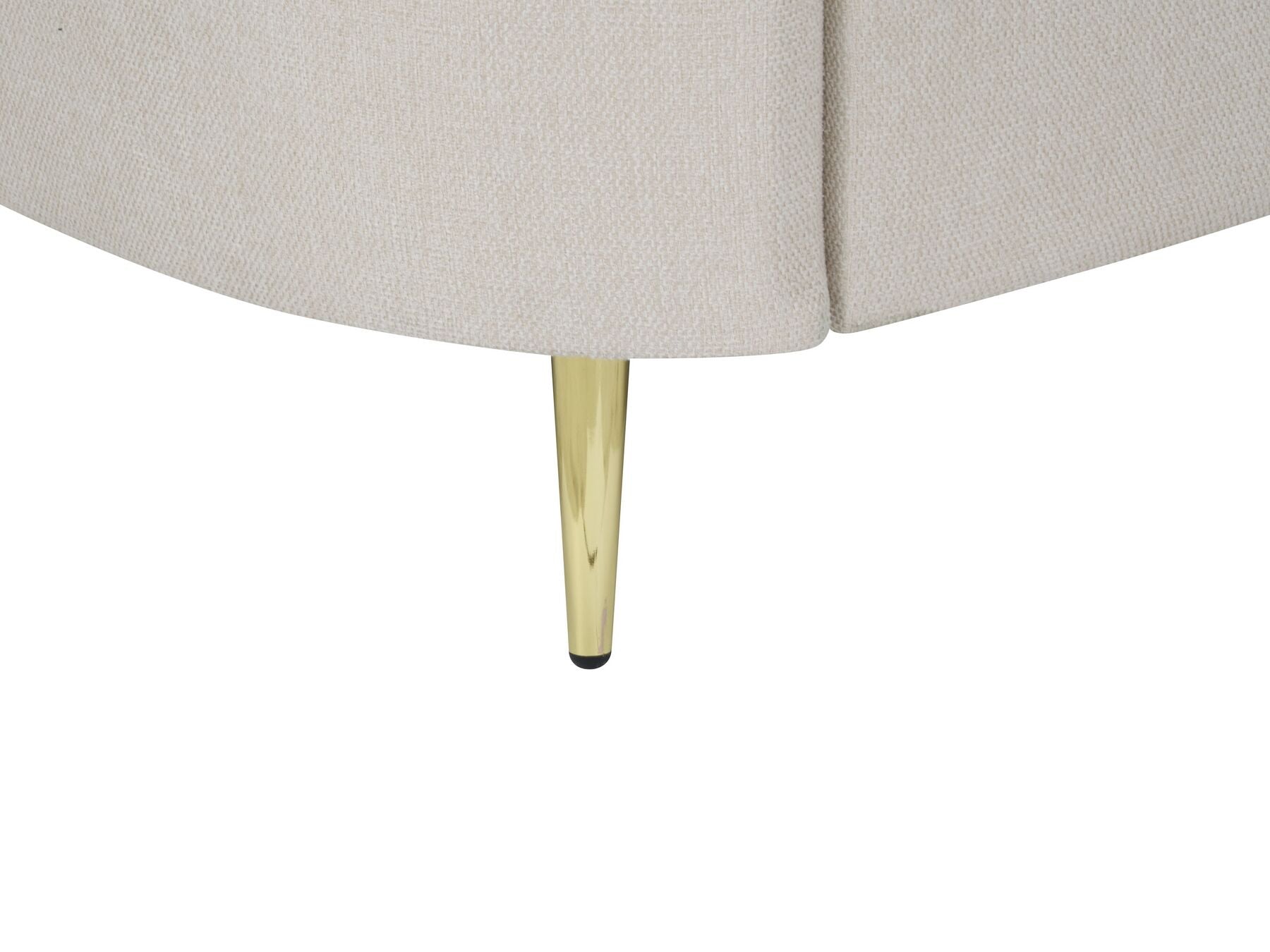 2 Seater Fabric Sofa Light Beige TROSA