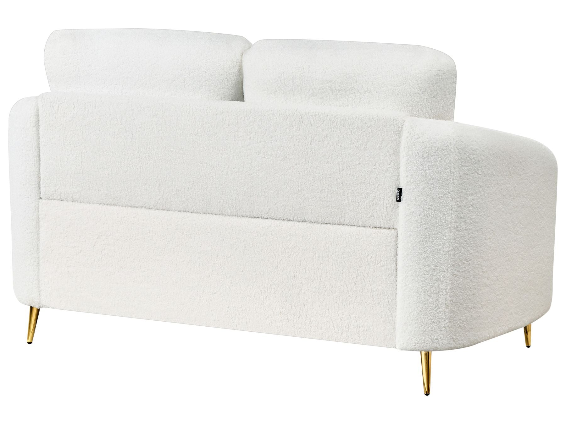 2 Seater Boucle Sofa White TROSA