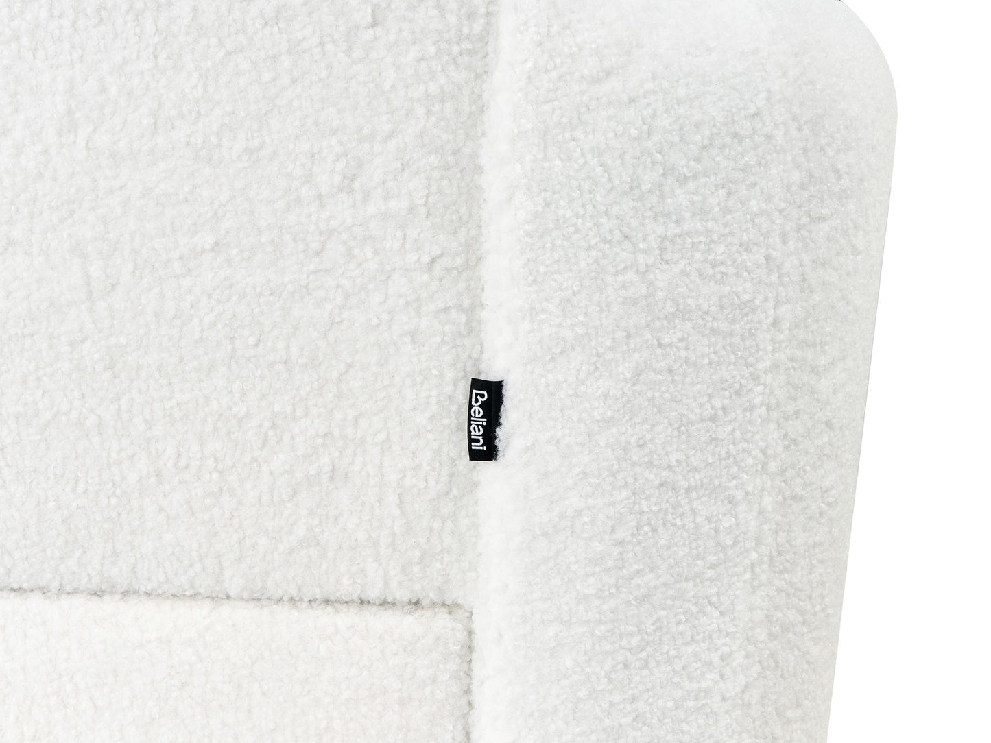 2 Seater Boucle Sofa White TROSA