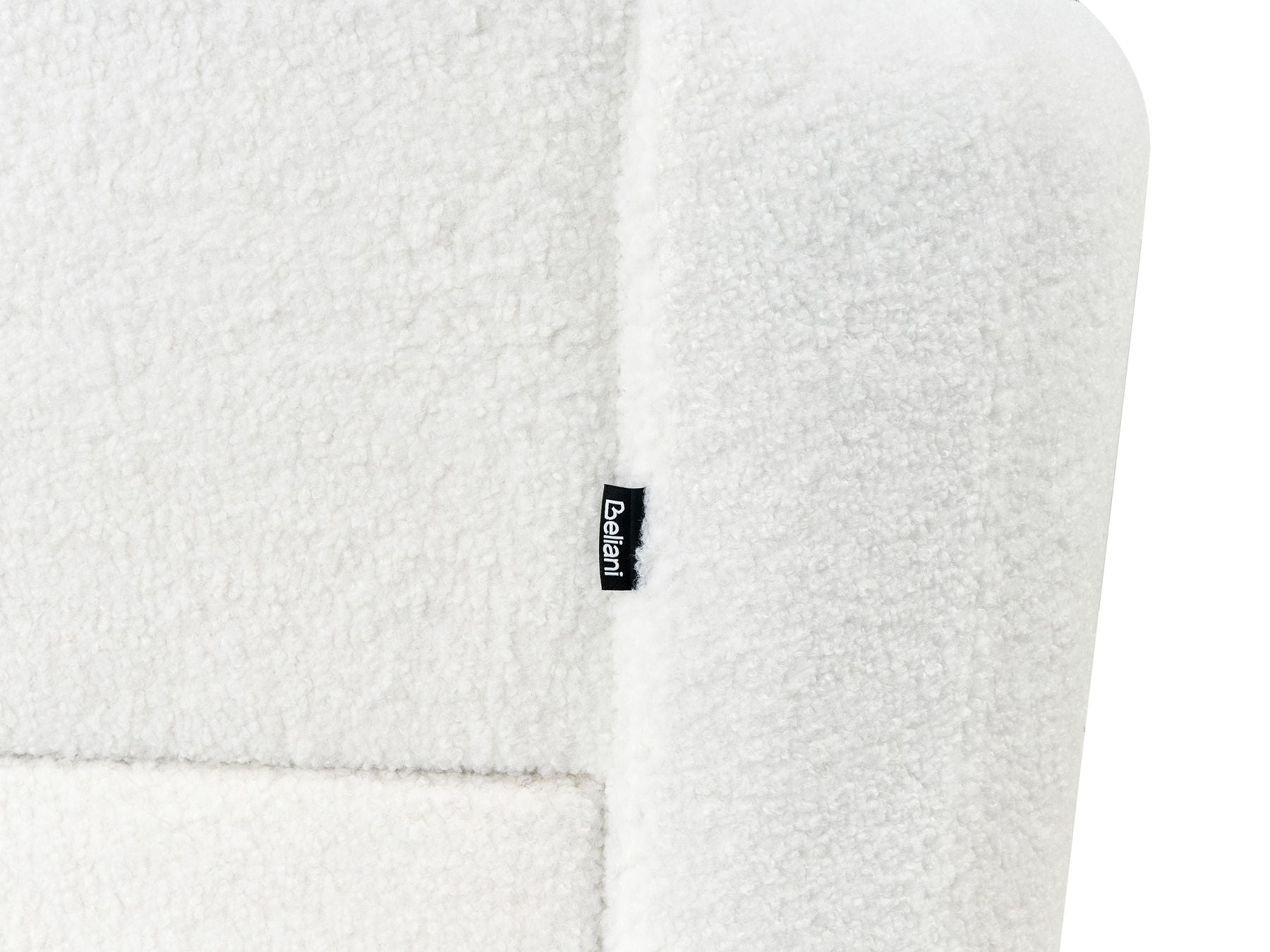 2 Seater Boucle Sofa White TROSA