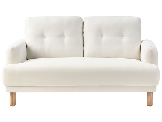 2 Seater Fabric Sofa Off-White TUVE