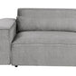2 Seater Modular Fabric Sofa Grey HELLNAR