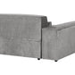 2 Seater Modular Fabric Sofa Grey HELLNAR