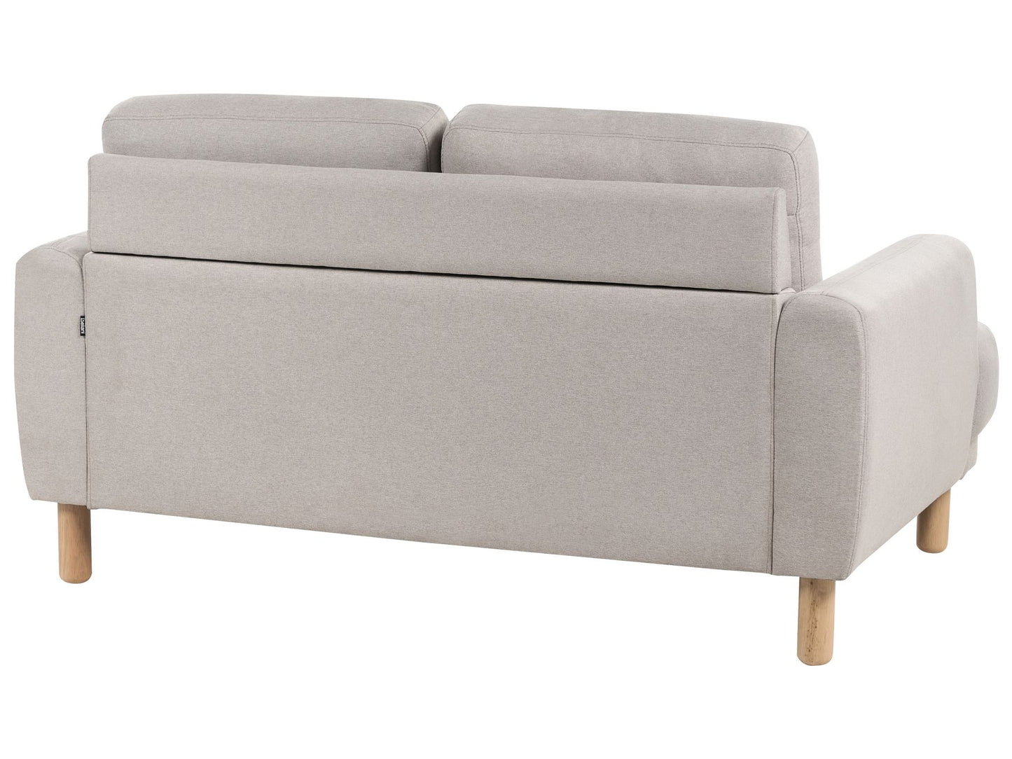 2 Seater Fabric Sofa Taupe TUVE