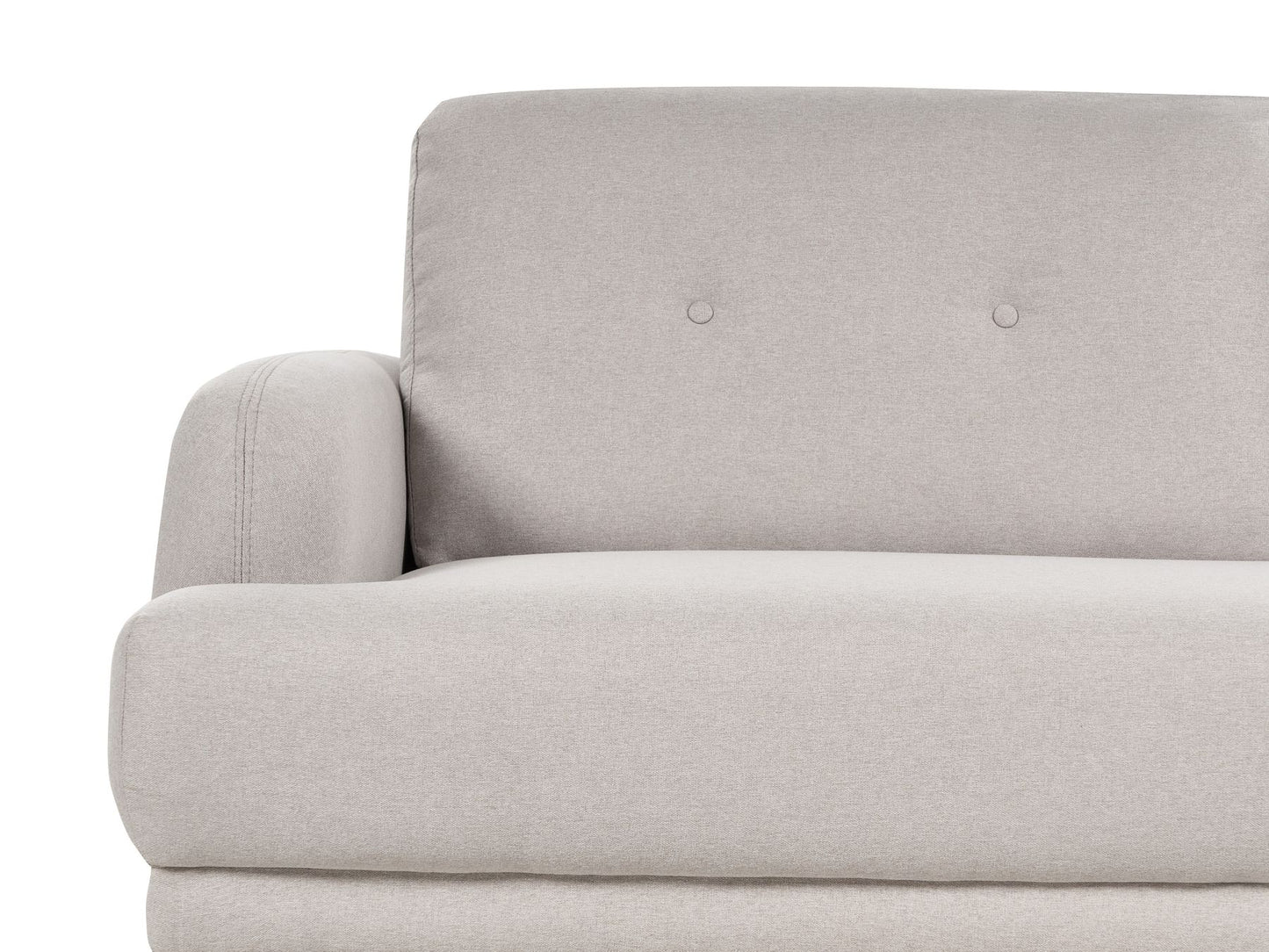 2 Seater Fabric Sofa Taupe TUVE
