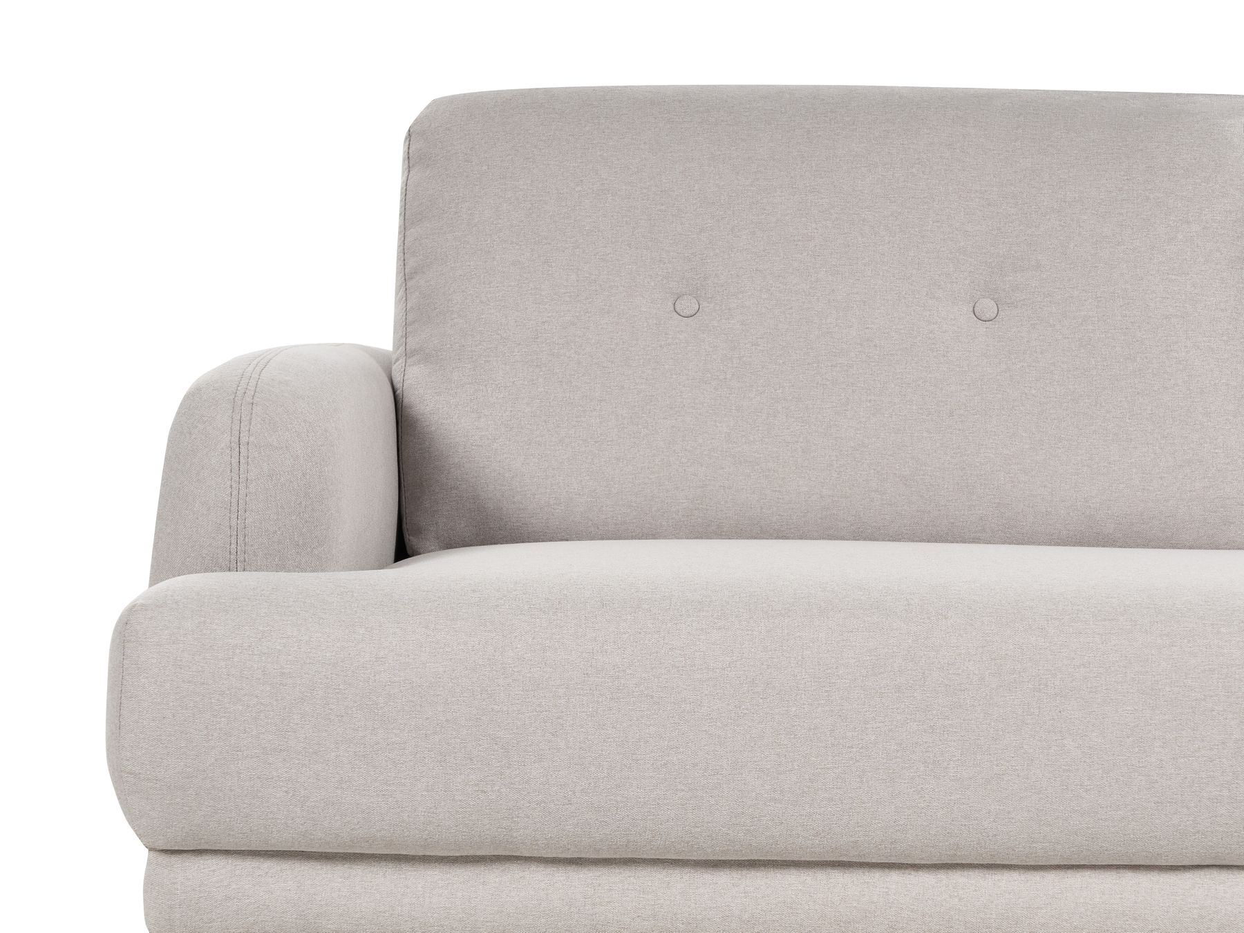 2 Seater Fabric Sofa Taupe TUVE
