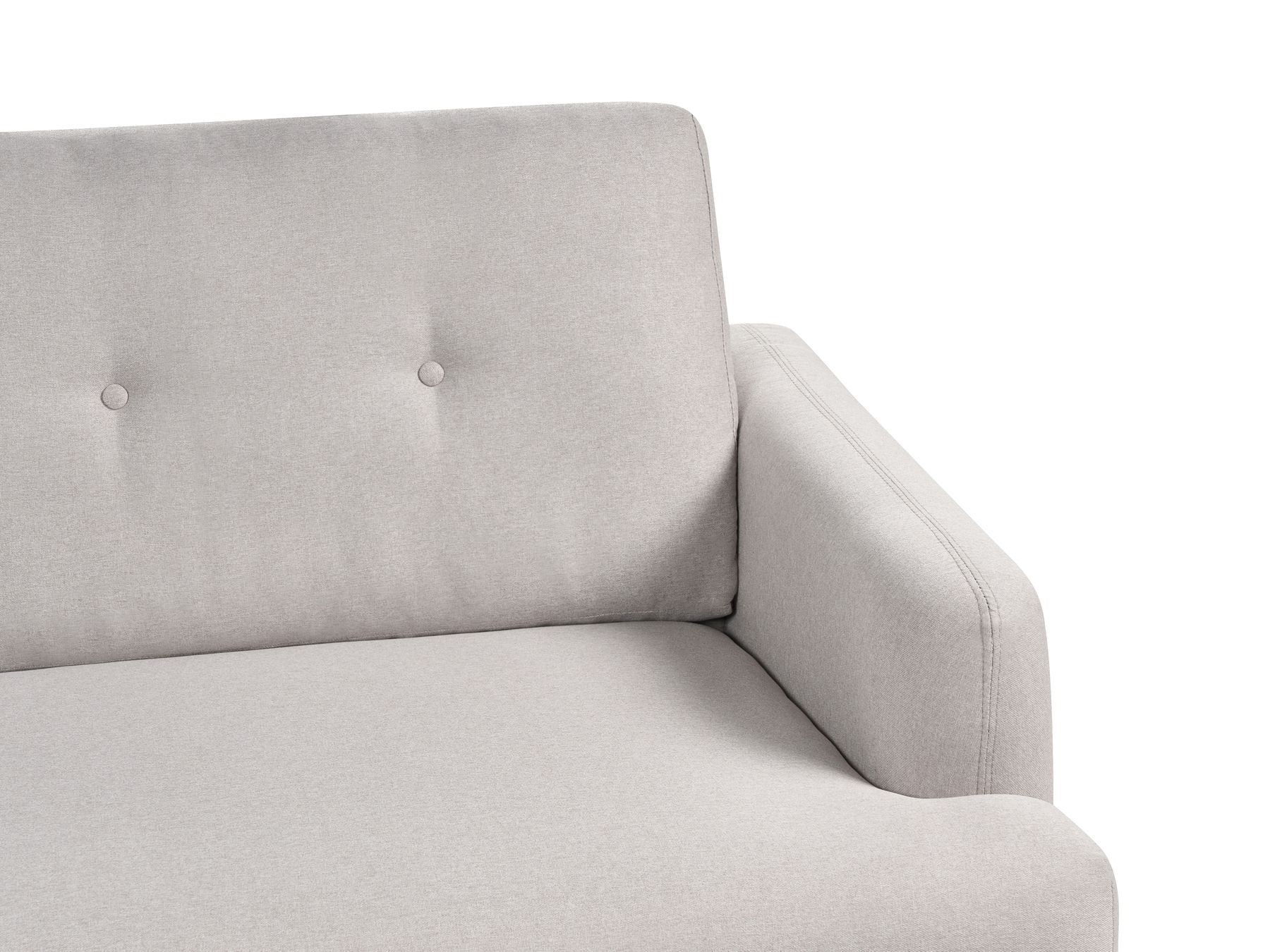 2 Seater Fabric Sofa Taupe TUVE