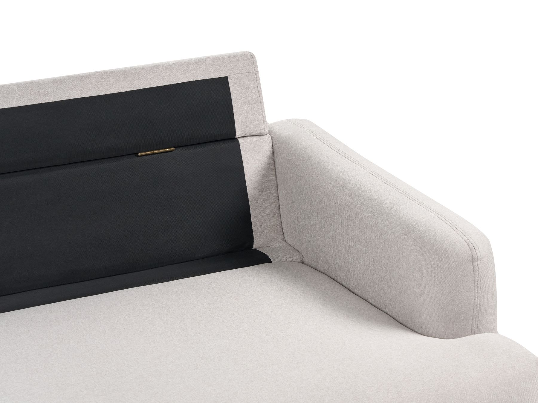 2 Seater Fabric Sofa Taupe TUVE