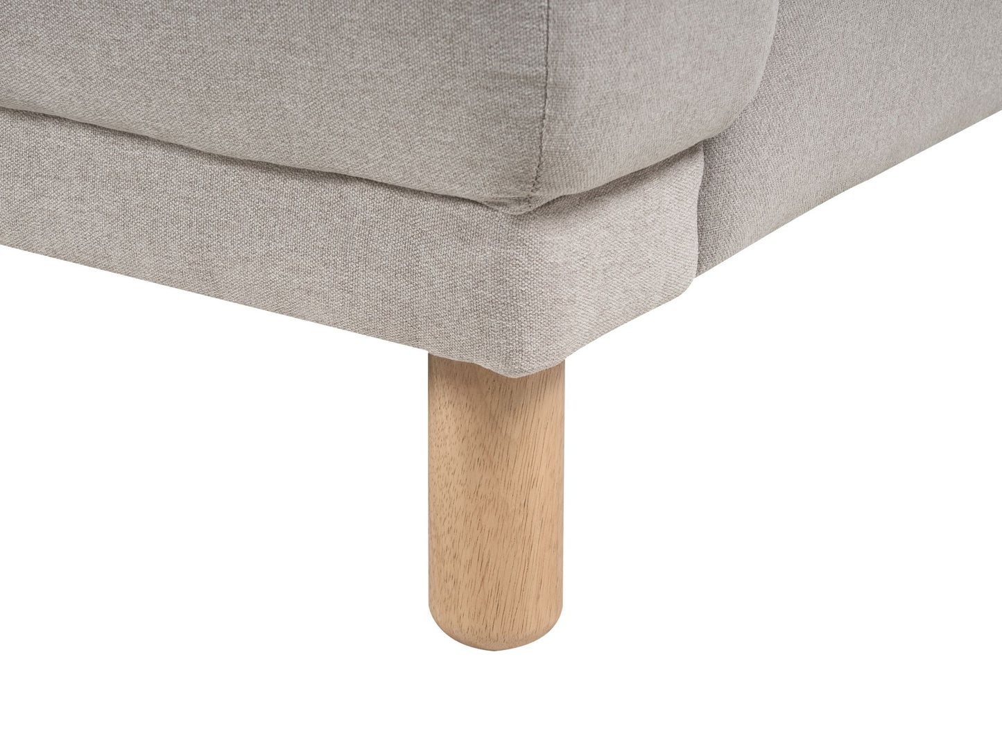 2 Seater Fabric Sofa Taupe TUVE