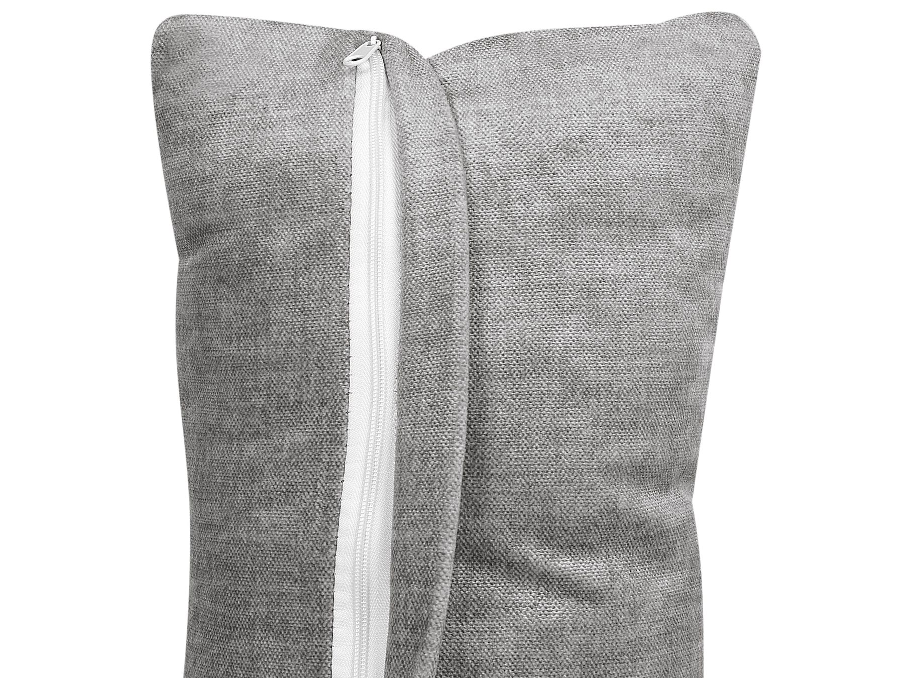 Left Hand 2 Seater Modular Fabric Corner Sofa Grey HELLNAR