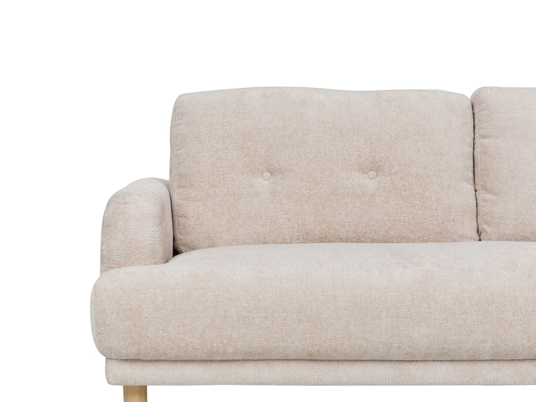2 Seater Boucle Sofa Beige TUVE